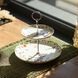 Етажерка Garden Rabbits порцелянова для фруктів та десертів 23*24 см Yiwu Білий HP-7323-6 фото 2