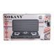 Настольная газовая плита на 3 конфорки Sokany 5.5 кВт Белая Lugi SK-6003W SK-6003W фото 10