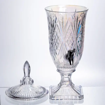 Лимонадниця Crystal Trinity 2 літри з краном для соку мохіто молока напоїв HP-19-301 HP-19-301 фото