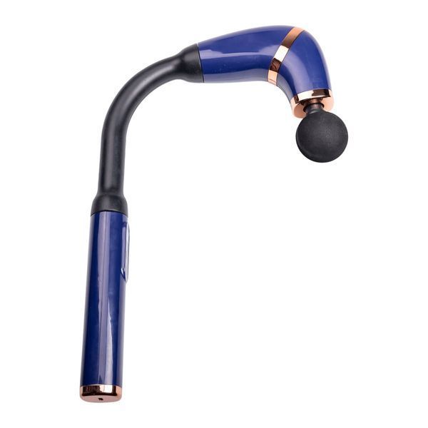 Перкусійний ручний масажер акумуляторний 17 Вт зарядка від USB до 3200 об/хв Синій HP-11-11BL HP-11-11BL фото