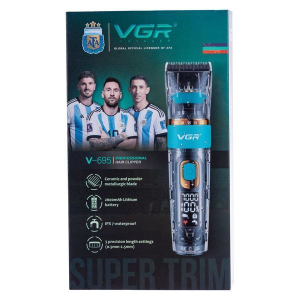 Машинка для стрижки професійна Синій VGR HP-V-695 HP-V-695 фото
