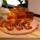 Набор бокалов для вина 6 штук 240 мл на ножке стеклянные Янтарный Yiwu HP-19-209 HP-19-209 фото 3