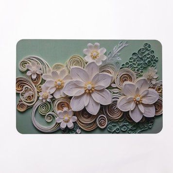 Антискользящий 3D коврик из мягкого диатомита 38&times;58(см) влаговпитывающий HP-42-62 HP-42-62 фото