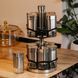 Набір для спецій на підставці 12 баночок по 120 мл, хром із золотом TS Kitchen Хром с золотом HP1321 фото 5