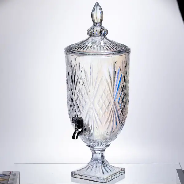 Лимонадница Crystal Trinity 5 литров с краном для мохито малока сока напитков HP-19-303 HP-19-303 фото