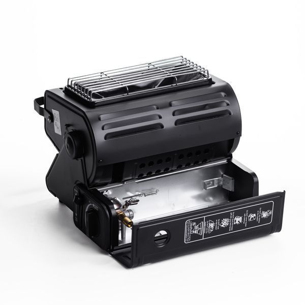Обогреватель-плита туристическая газовая HP-DS3-8 1300 Вт черная газовая плита настольная HP-DS3-8 фото