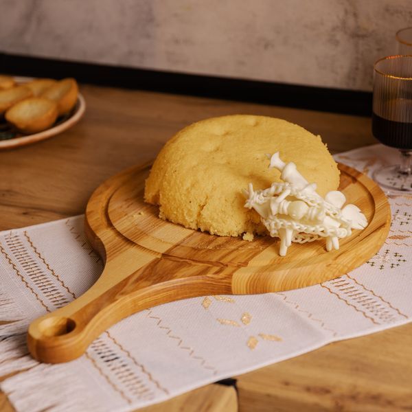 Разделочная деревянная доска с круглым основанием 30*45 см ясень C19W300450 C19W300450 фото