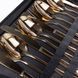 Набор посуды для пикника на 4 персоны 24 предмета Золотистый HP-21-2 HP-21-2 фото 3