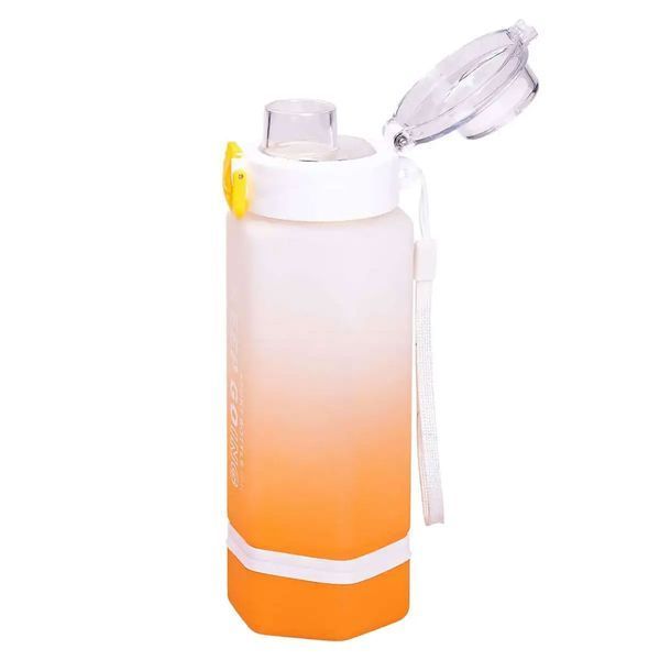 Бутылка для воды Keep Going 650 мл с наклейками белая HP-14-47W HP-14-47W фото