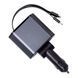 Автомобільний зарядний пристрій з висувними кабелями та портами USB-A/USB-C HP-C1 HP-C1 фото 4