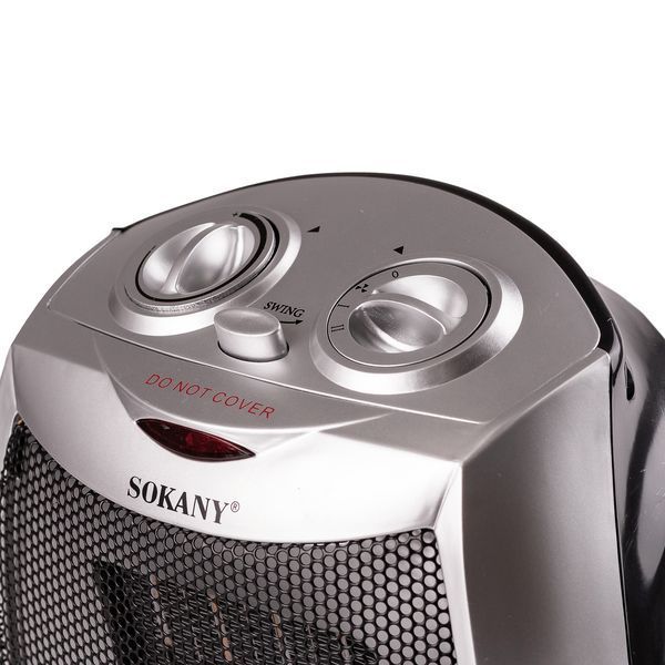 Тепловентилятор Sokany SK1653 с поворотным механизмом 2000W SK1653 фото