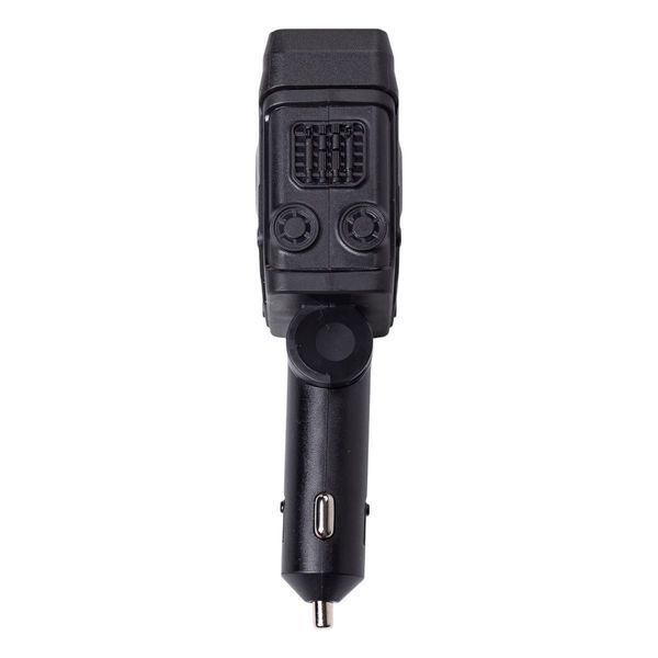 Автомобільний зарядний пристрій MECHA з висувними кабелями та портами USB/Type-C Чорний HP-A1B HP-A1B фото