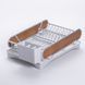 Сушилка для посуды алюминиевая с поддоном пластиковым 47x29x13 см Yiwu HP-46-9-A фото 1