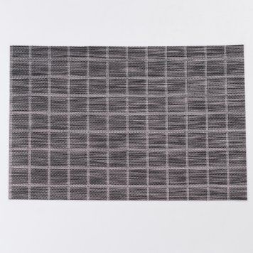 Салфетка сервировочная на стол 45&times;30 (см) прямоугольная Черный Yiwu Чорний HP-35-18B фото