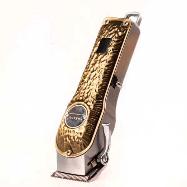 Машинка для стрижки Sokany аккумуляторная с 4 насадками и USB золото SK-LF-9976 SKLF9976GL фото
