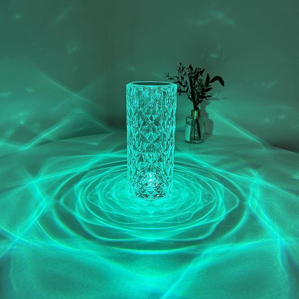 Лампа настільна світильник-нічник, сенсорне керування RGB RGB фото