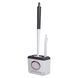 Силіконовий йоржик для туалету настінний 13&times;5.5&times;42&nbsp;(см) йорж для унітазу силіконовий із щіткою йоржик для унітазу HP-35015-48DG HP-35015-48DG фото 7