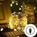Гирлянда нить USB светодиодная для дома Роса Теплый белый 10 м 1212101 фото 2