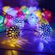 Гирлянда светодиодная Шарик металлический золотой, 20 LED, Мультицвет 2123877 фото 2