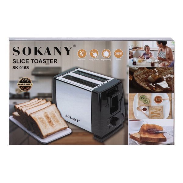 Тостер Sokany HJT-016S электрический 700 Вт HJT-016S фото