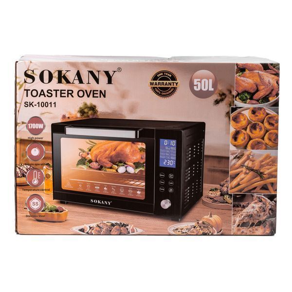 Духовка электрическая Sokany с конвекцией на 50 л, 1700 Вт SK10011 SK10011 фото