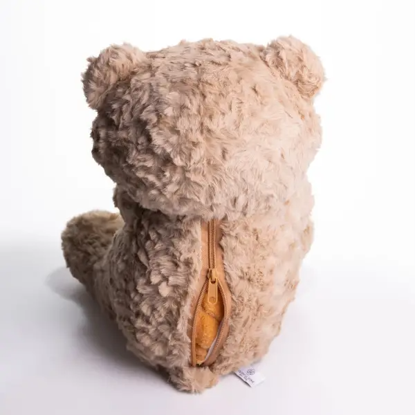 Іграшка-подушка Ведмідь з малям та пледом 110x140 см бежевий 509-33P 509-33BE фото