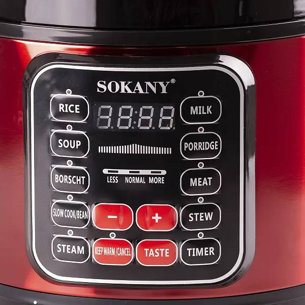 Мультиварка електрична Sokany 1000 Вт на 5 л з антипригарним покриттям SK-2402-5L SK-2402-5L фото
