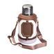 Термос Vacuum Cup 1.5 літра з ремінцем і складною ручкою коричневий HP-14-21V HP-14-21V фото 1