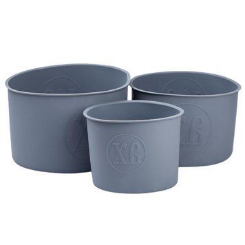 Формы для выпечки пасхи силиконовые 3 штуки 14, 5 / 12 TS Kitchen Сірий HP-35-555G фото