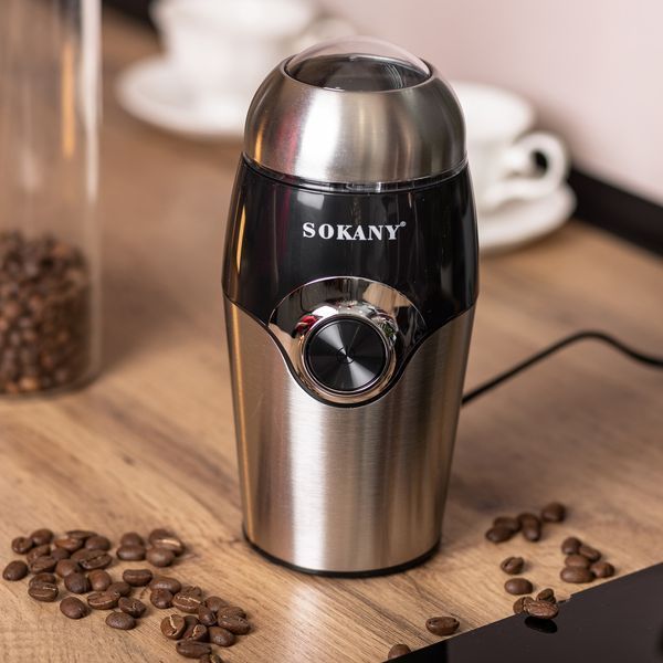 Кофемолка мультимолка 150 Вт 50 г электрическая для мелкого помола Sokany SK-3024 SK-3024 фото