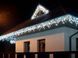 Синий Новогодняя праздничная гирлянда бахрома 120 Led прозрачный провод 3х0.5 м Dyd4141/3 фото 7