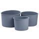 Формы для выпечки пасхи силиконовые 3 штуки 14, 5 / 12 TS Kitchen Сірий HP-35-555G фото 1