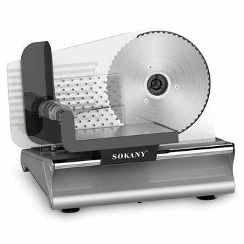 Слайсер професійний Sokany 500 Вт скиборізка для м'яса SK-446 SK-446 фото