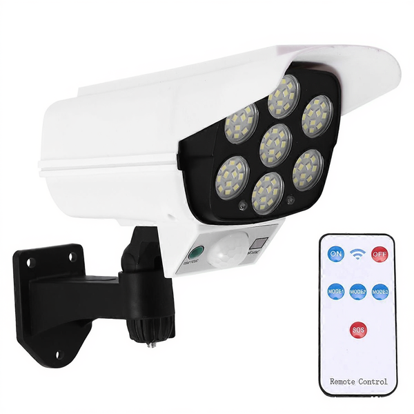 Уличный фонарь настенный 77 COB LED с датчиком движения и солнечной панелью автономная лампа для сада огорода HP-L-4 HP-L-4 фото