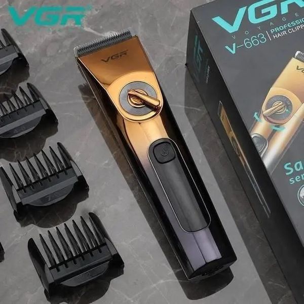 Машинка для стрижки волос для мужчин VGR V-663 Сменные насадки sp9727 фото