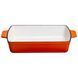 Форма для запекания чугунная 3 л, оранжевый Yiwu HP-FLG-16 ORANGE HP-FLG-16 ORANGE фото 1