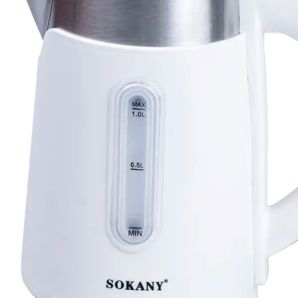 Електрочайник Sokany 1200W Білий SK0808W SK0808W фото