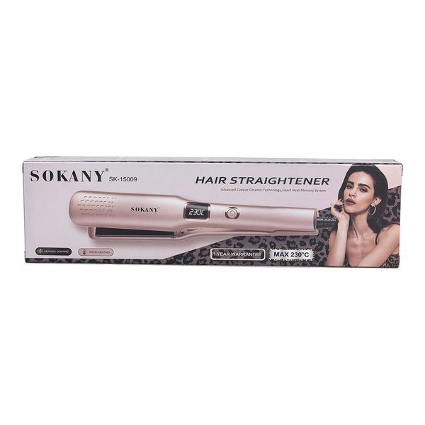 Утюжок для волос 50 Вт Розовый Sokany SK-15009 SK-15009 фото
