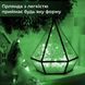 Светодиодная гирлянда Роса Нитка 100 LED, 10 м на батарейках, зеленая для декора 1733031GR фото 5