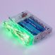 Светодиодная гирлянда Роса Нитка 100 LED, 10 м на батарейках, зеленая для декора 1733031GR фото 2
