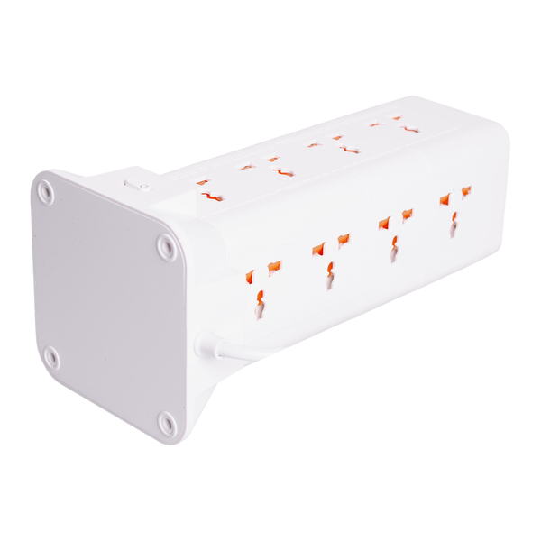 Мережевий фільтр подовжувач 4.8 м з лампою на 12 універсальних розеток з 2 USB 1 Type-C бездротова зарядка HP-5-11MF HP-5-11MF фото