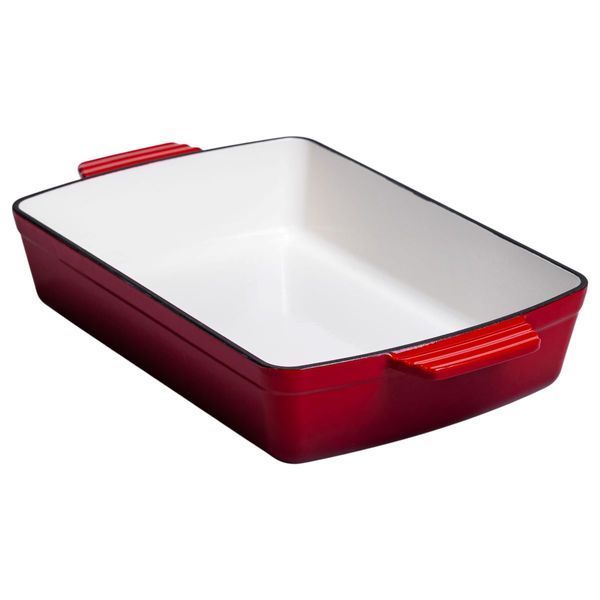 Форма для запікання чавунна 3 л червоний Yiwu HP-FLG-16 RED HP-FLG-16 RED фото