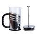 Чайник заварочный с фильтром френч пресс 1л Серебристый TS Kitchen Сріблястий HP33536 фото 3