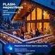 Вулична гірлянда бахрома 25 (м) 750 led світлодіодів зовнішня жовта чорний дріт Garlando Жовтий 25м 25MBY фото 6