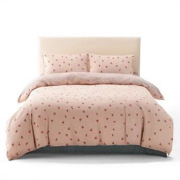 Комплект постельного белья евро муслин жатка люкс 200&times;230 см Cherry 004-143-4-24-4 фото