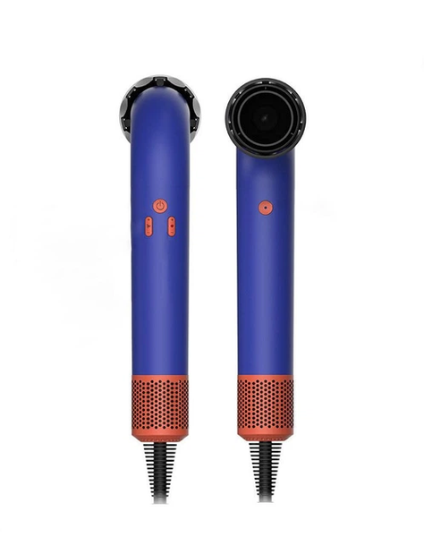 Фен стайлер Super Hairdryer мультистайлер 1600 Вт прилад для волосся з холодним гарячим повітрям 4 насадки HP-3BL HP-3BL фото