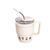 Термочашка Coffee & Tea з трубочкою бежева HP-14-23BE HP-14-23BE фото