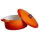 Гусятница чугунная эмалированная 6 л, оранжевый Yiwu HP-FLG-17 ORANGE HP-FLG-17 ORANGE фото 3