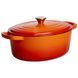 Гусятница чугунная эмалированная 6 л, оранжевый Yiwu HP-FLG-17 ORANGE HP-FLG-17 ORANGE фото 5